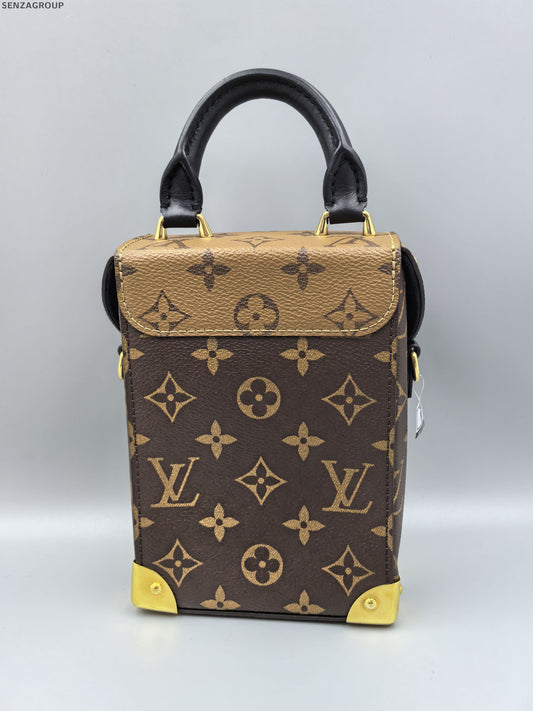Louis Vuitton Monogram Camera Box Bag Brown Crossbody Shoulder Bag