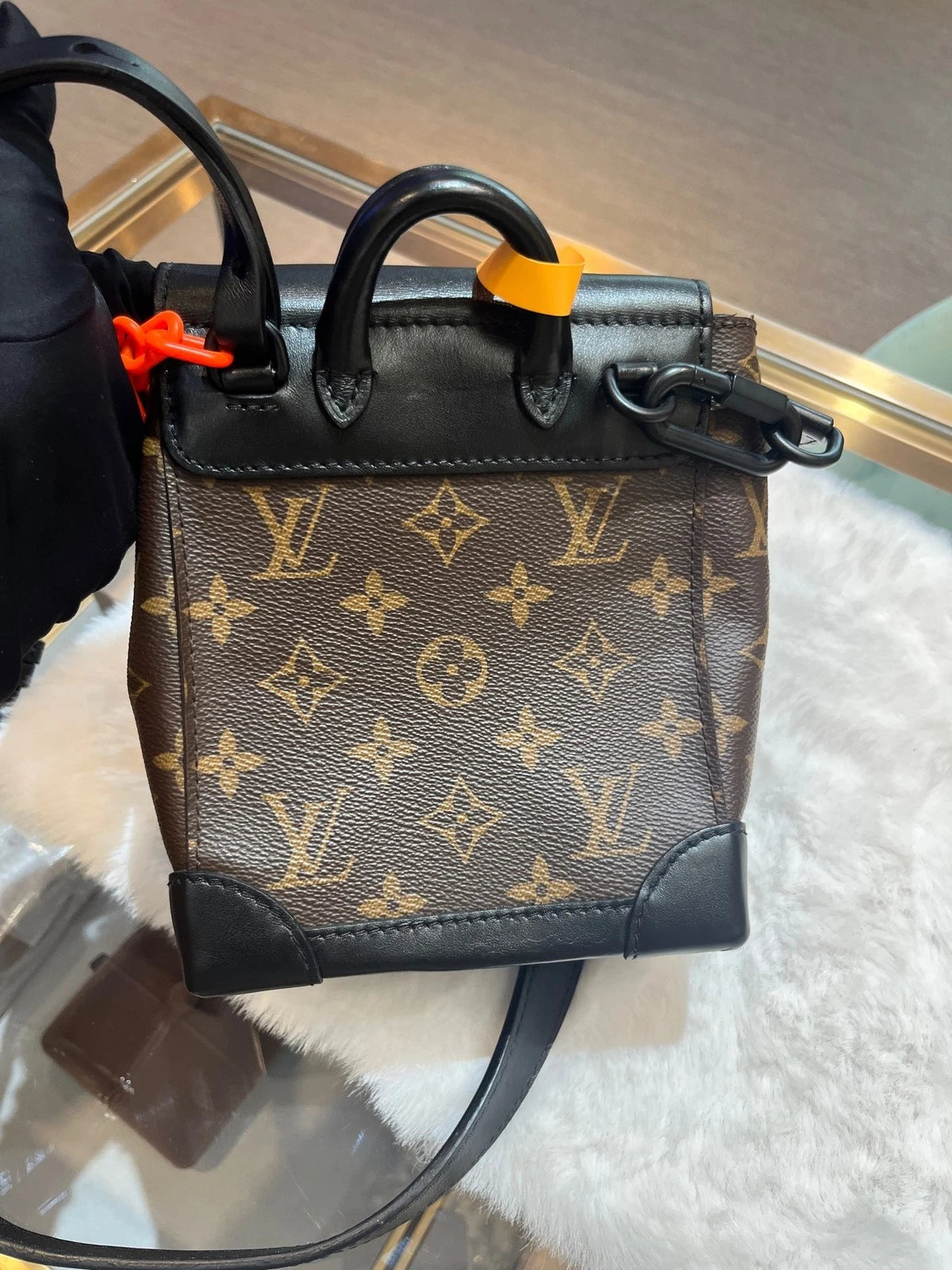 Louis Vuitton Steamer XS Nano Monogram Canvas Crossbody Shoulder Bag