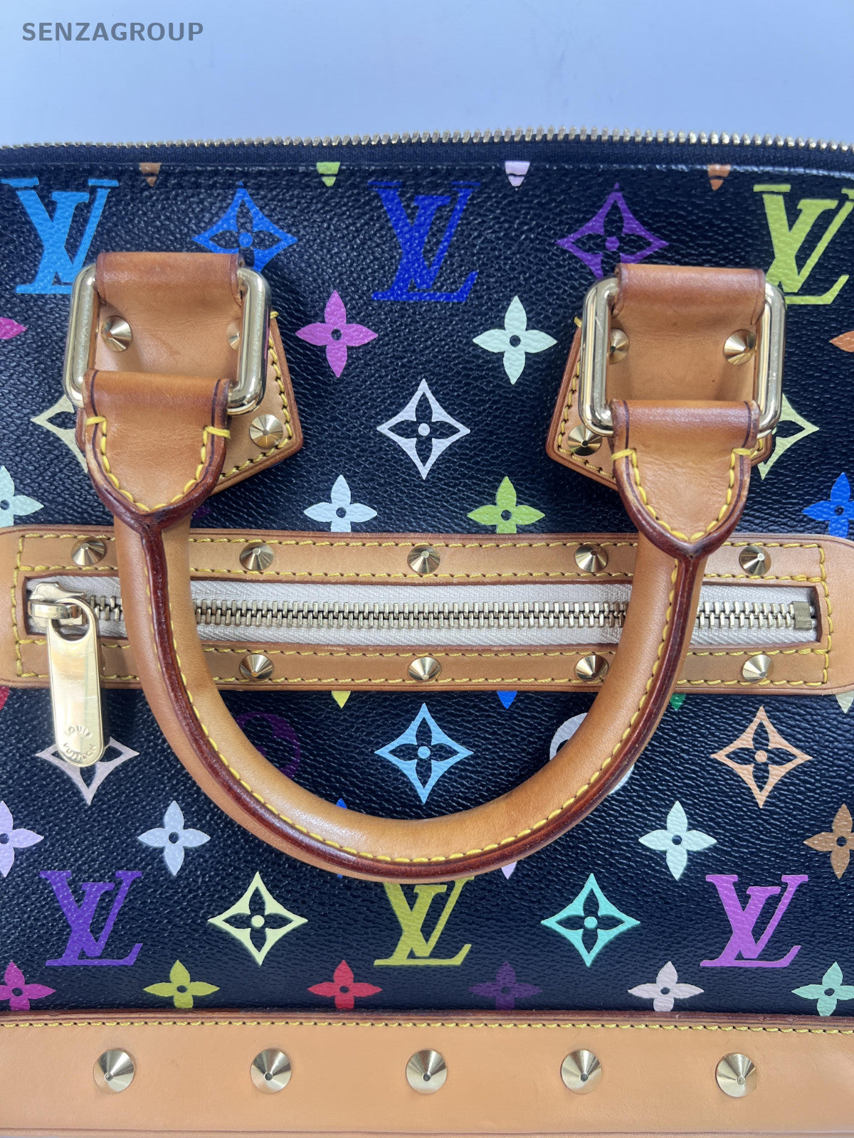 Louis Vuitton Alma GM Multi Color Monogram Top Handle Bag Women Classic Designer