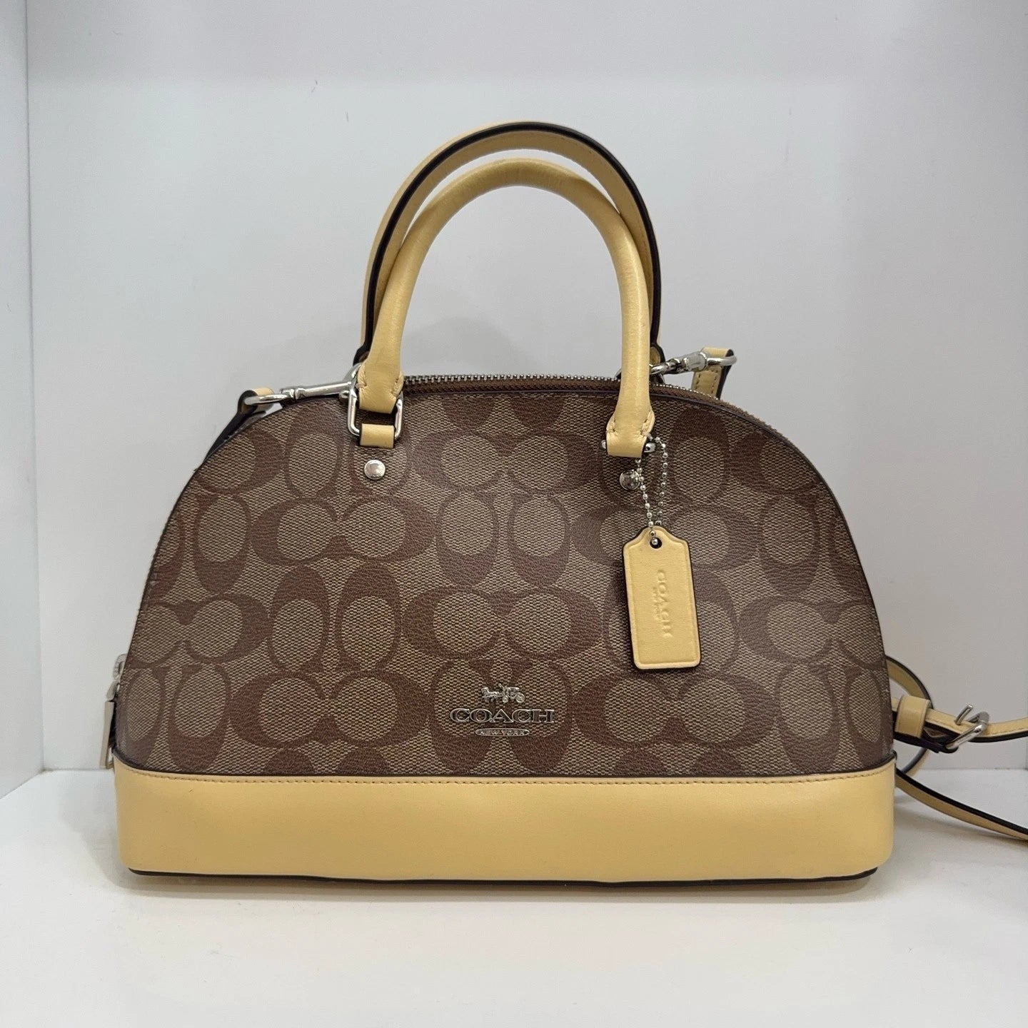 Coach Canvas Sierra 26 Small Shoulder Handbag Crossbody For Women