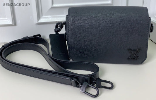 Louis Vuitton SoBlack Takeoff Calfskin Shoulder bag Crossbody Black