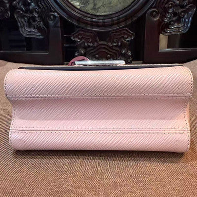 Louis Vuitton Epi Twist Small Pink Silver Shoulder Bag Classic Women
