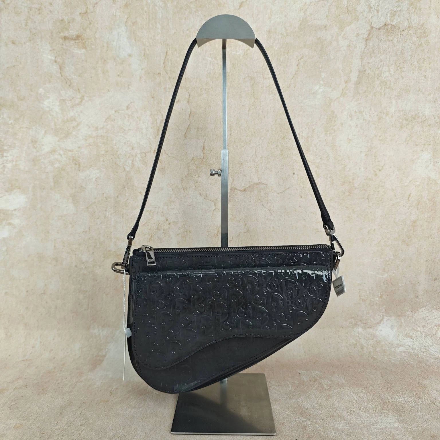Dior Saddle Black Shoulder Bag Crossbody Excellent