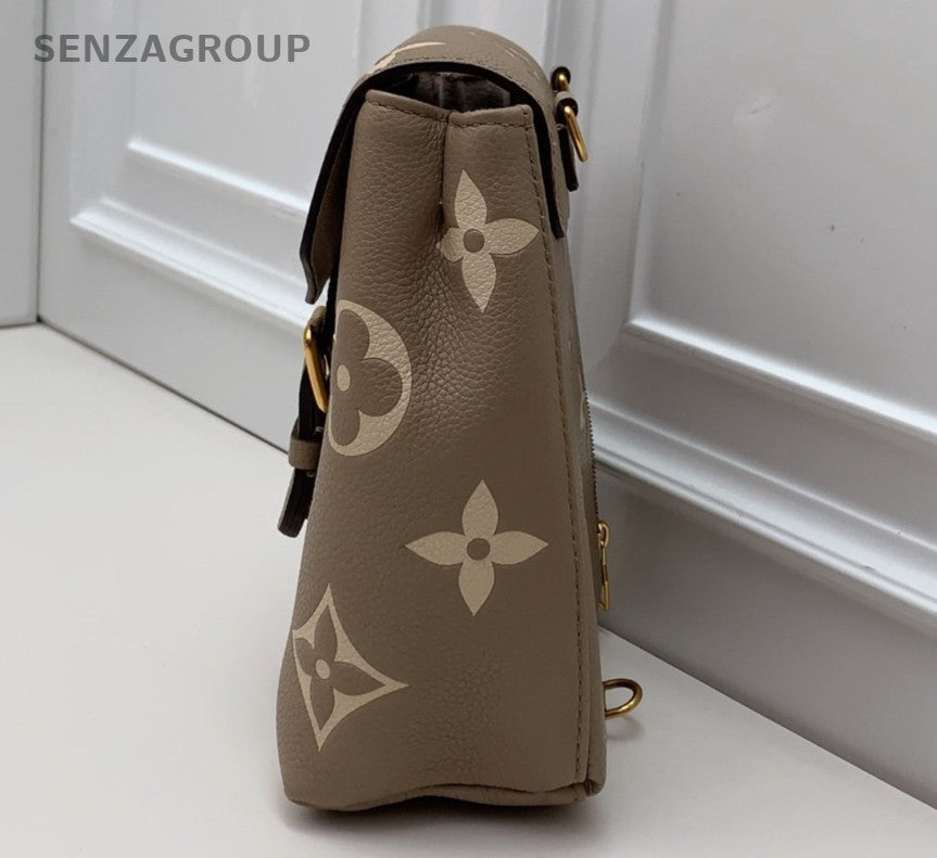 Louis Vuitton Tiny Backpack Mini Monogram Gray Gold Women Classic