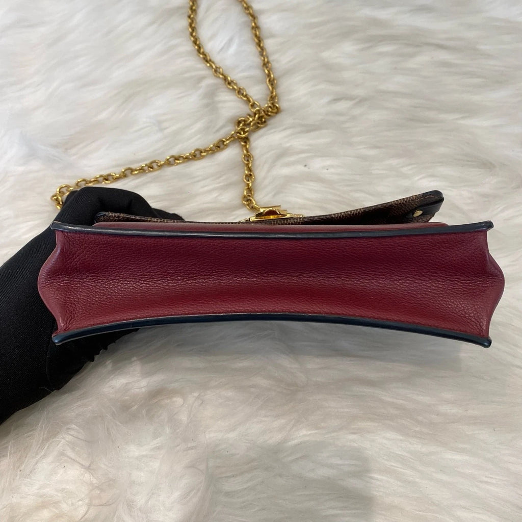 Louis Vuitton Vavin Damier Shoulder Bag Chain Bag Excellent