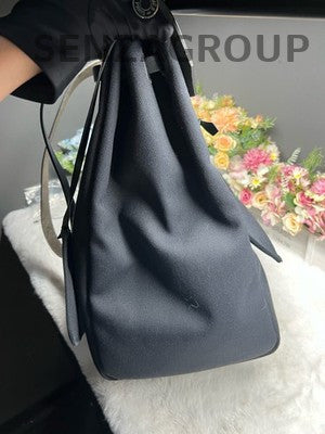 Hermès Herbag 48 Black Shoulder Bag Classic Fashion Women
