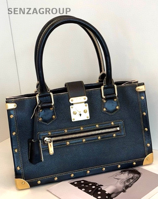 Louis Vuitton Suhali tote Top Handle Black Gold Lamskin Blck Gold Women