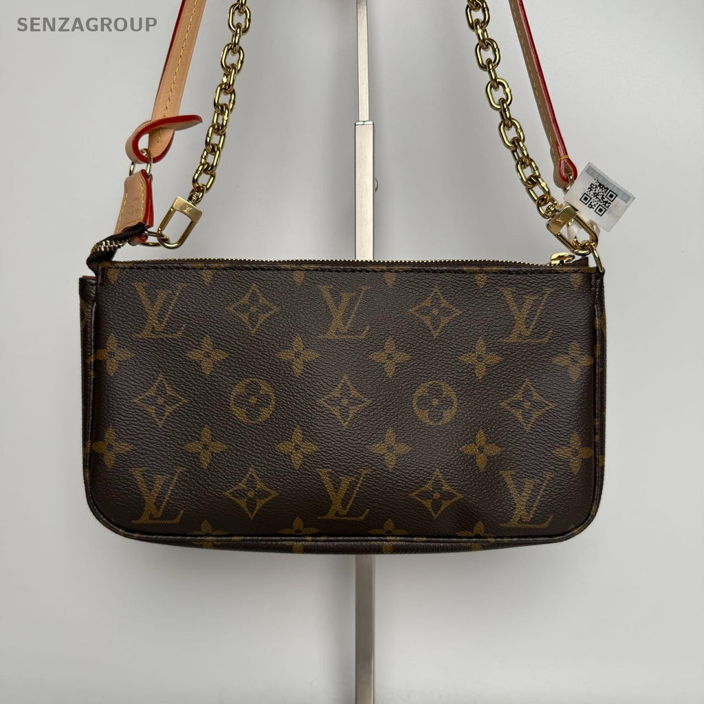 SJ0001 Louis Vuitton Pochette Monogram Canvas with Chain Strap （U）