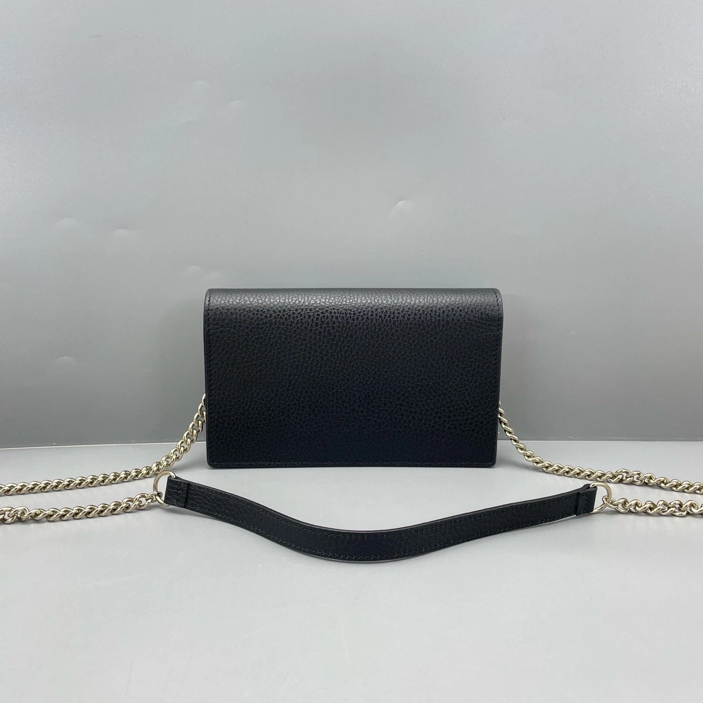 Gucci Accordion WOC Black Crossbody Bag For Women