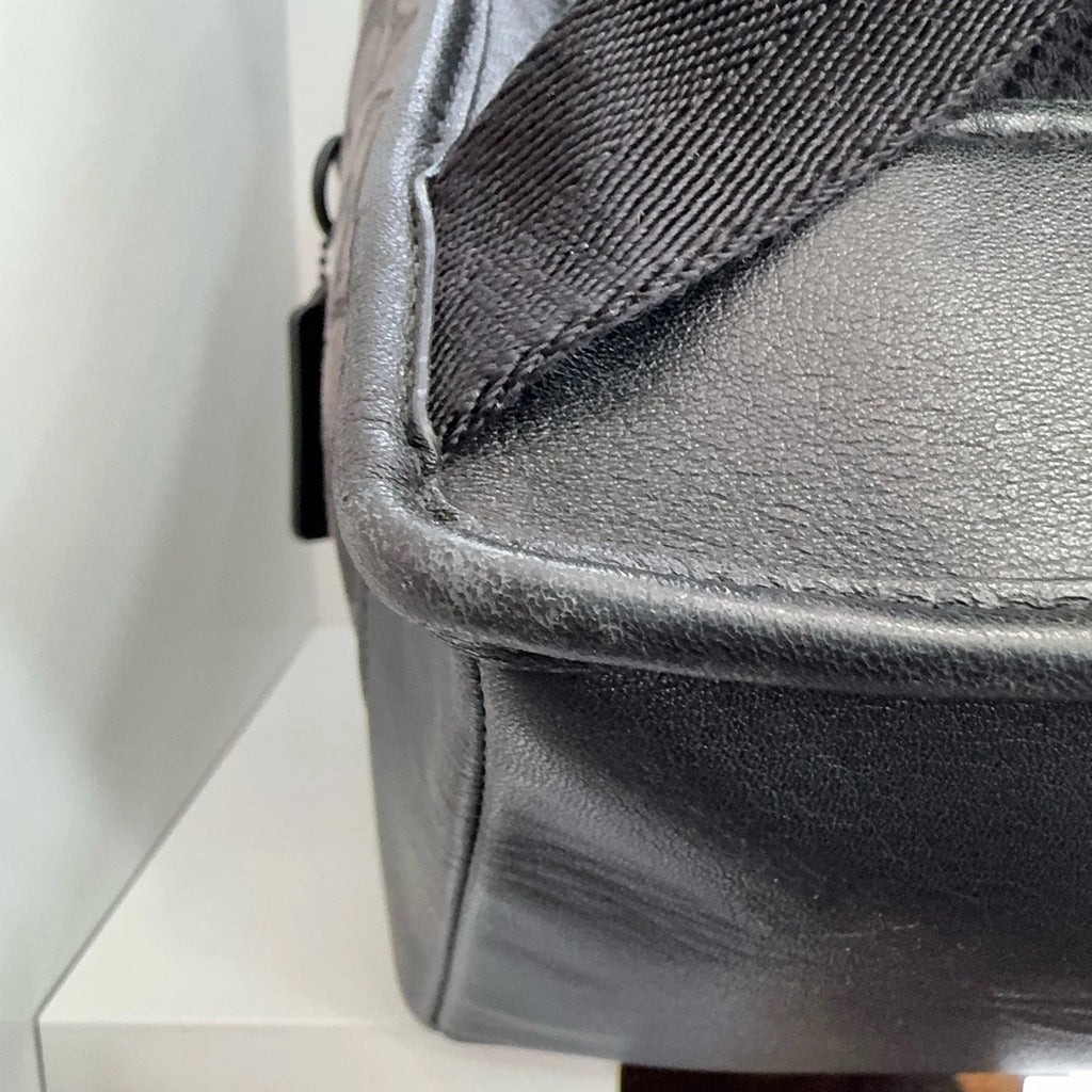Coach Classic Monogram Canvas Calfskin Backpack