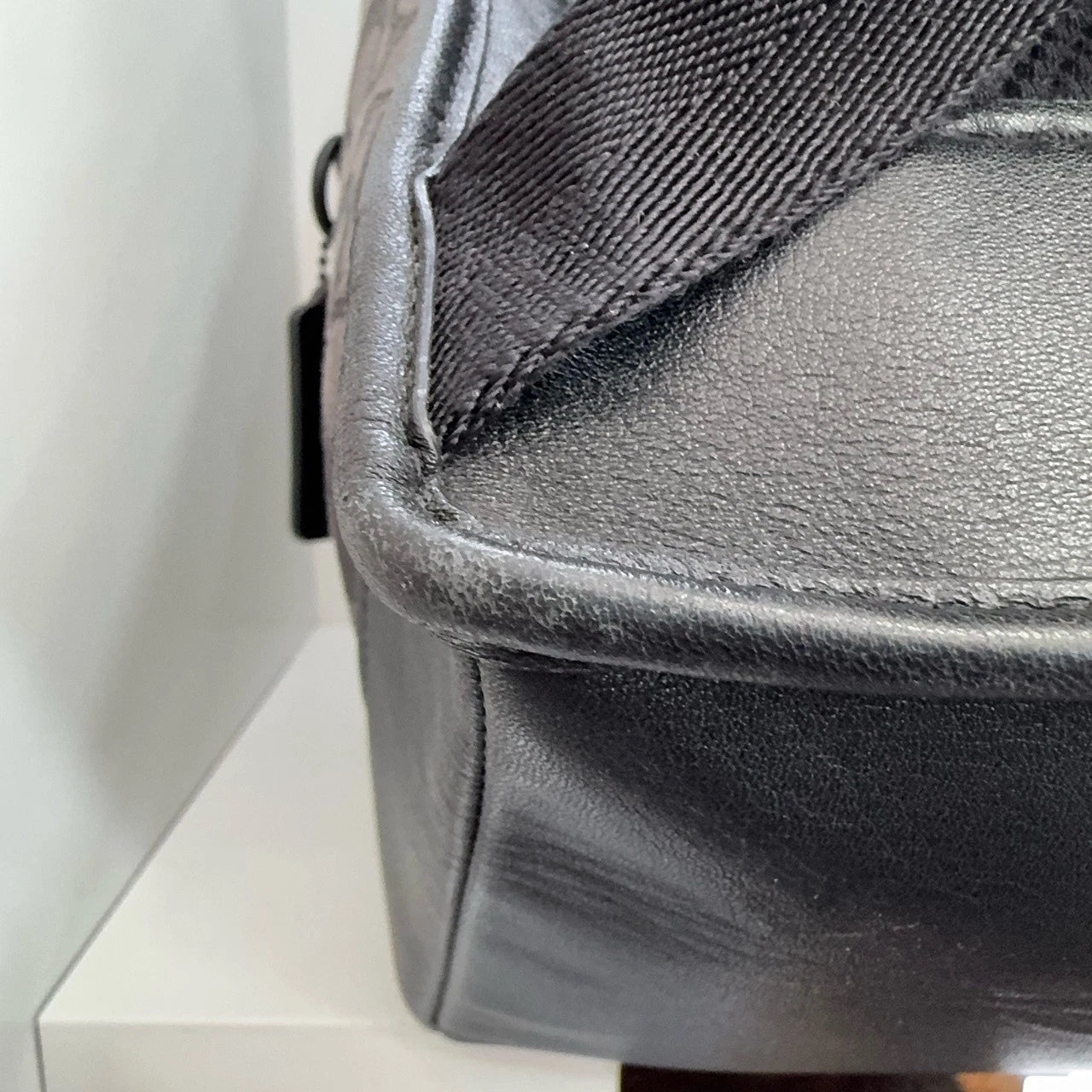 Coach Classic Monogram Canvas Calfskin Backpack