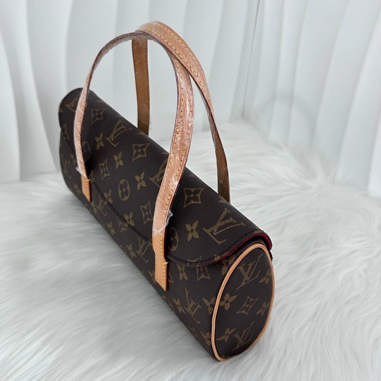 Louis Vuitton Leather Sonatine Baguette Dinner Handbag For Women