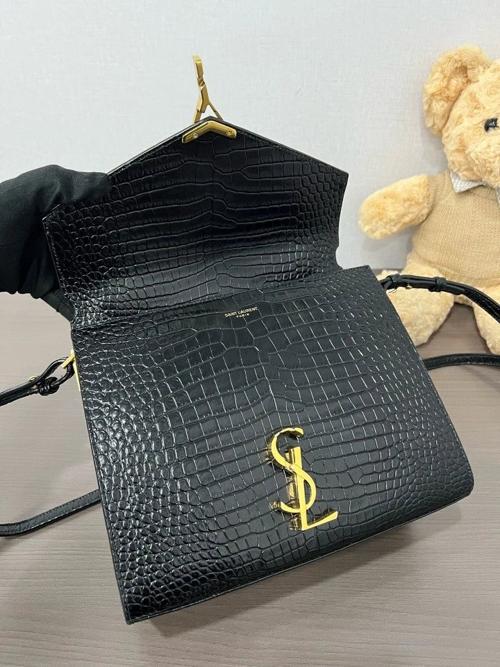 YSL Black Gold Handbag Crossbody For Women