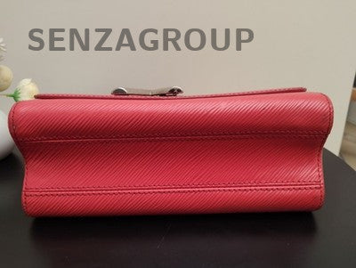 Louis Vuitton Twist Red Silver Medium Chain Shoulder Bag Handbag