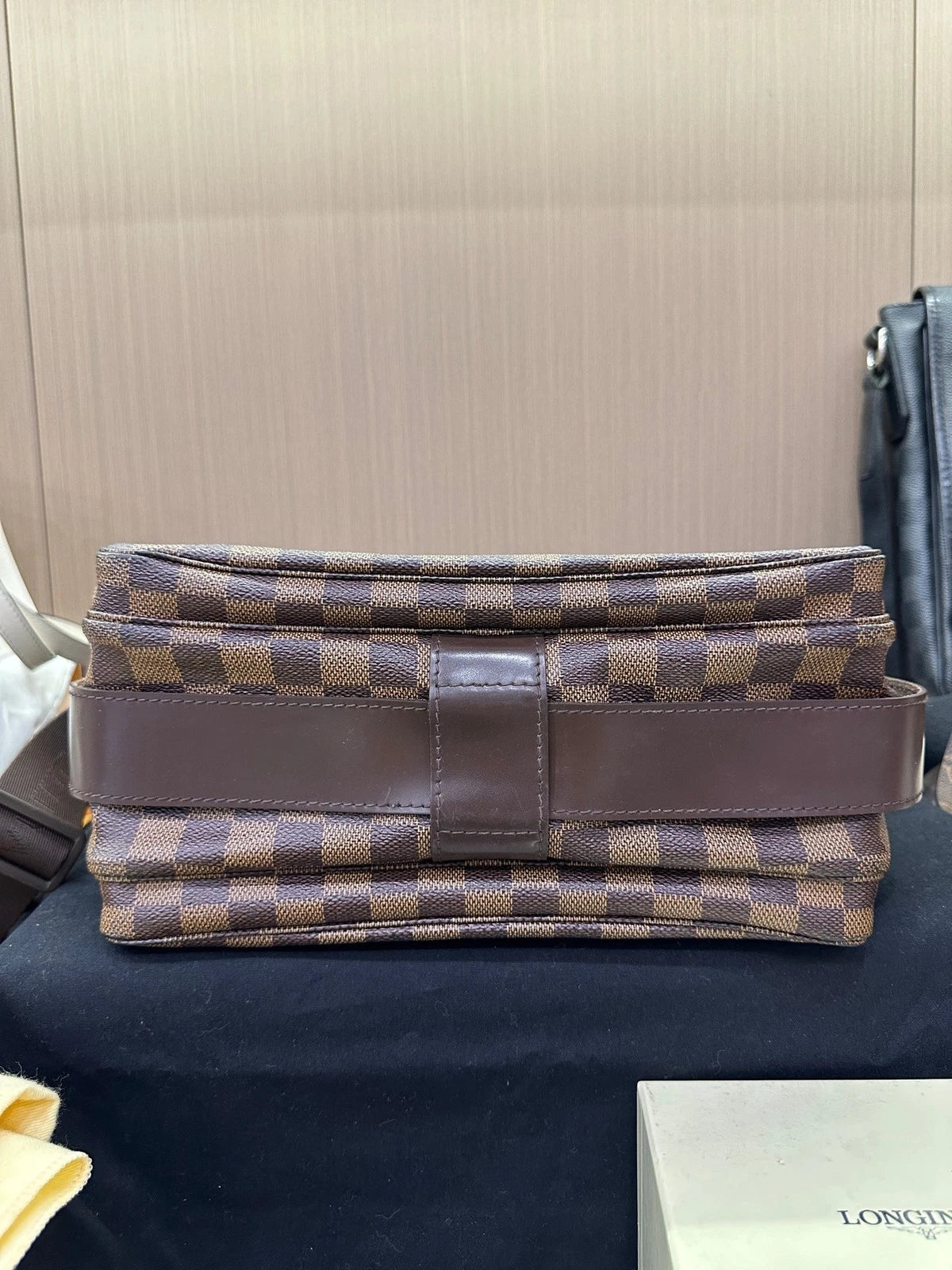 Louis Vuitton Monogram Canvas Damier Shoulder Tofu Bag For Women