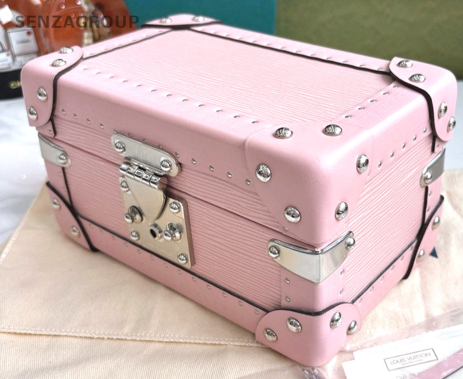 Louis Vuitton Coffret Trésor Box Sakura Pink Silver Women