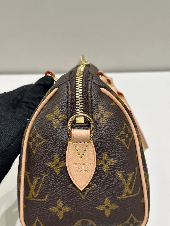 Louis Vuitton Speedy20 Canvas Shoulder Handbag For Women