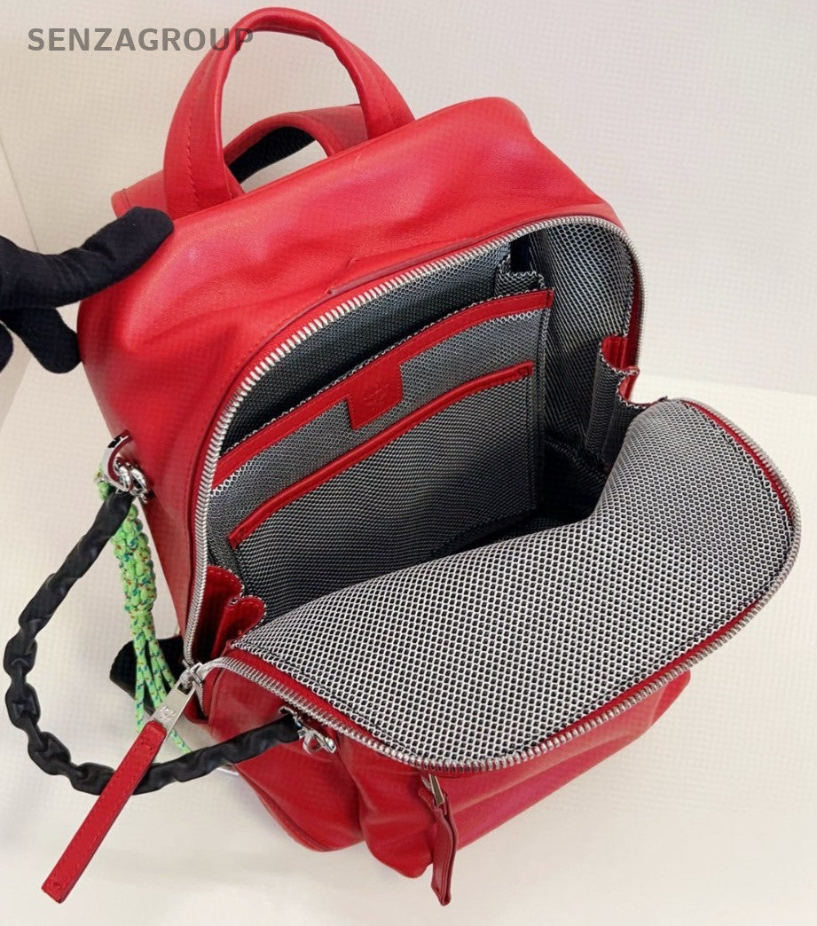 MCM Limited Edition Backpack Classic Red Calfskin Brand NEW Women