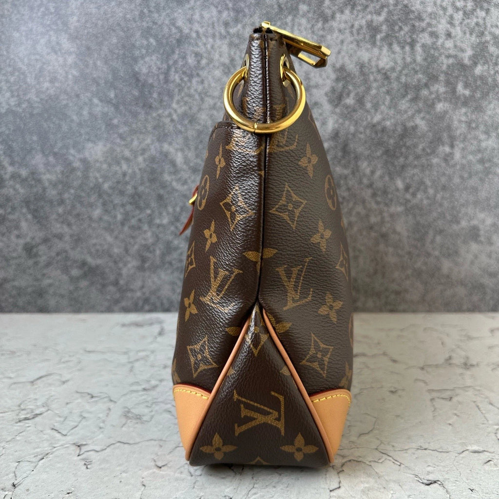 Louis Vuitton Odeon PM Monogram Canvas Shoulder Bag Crossbody Gold Hardware