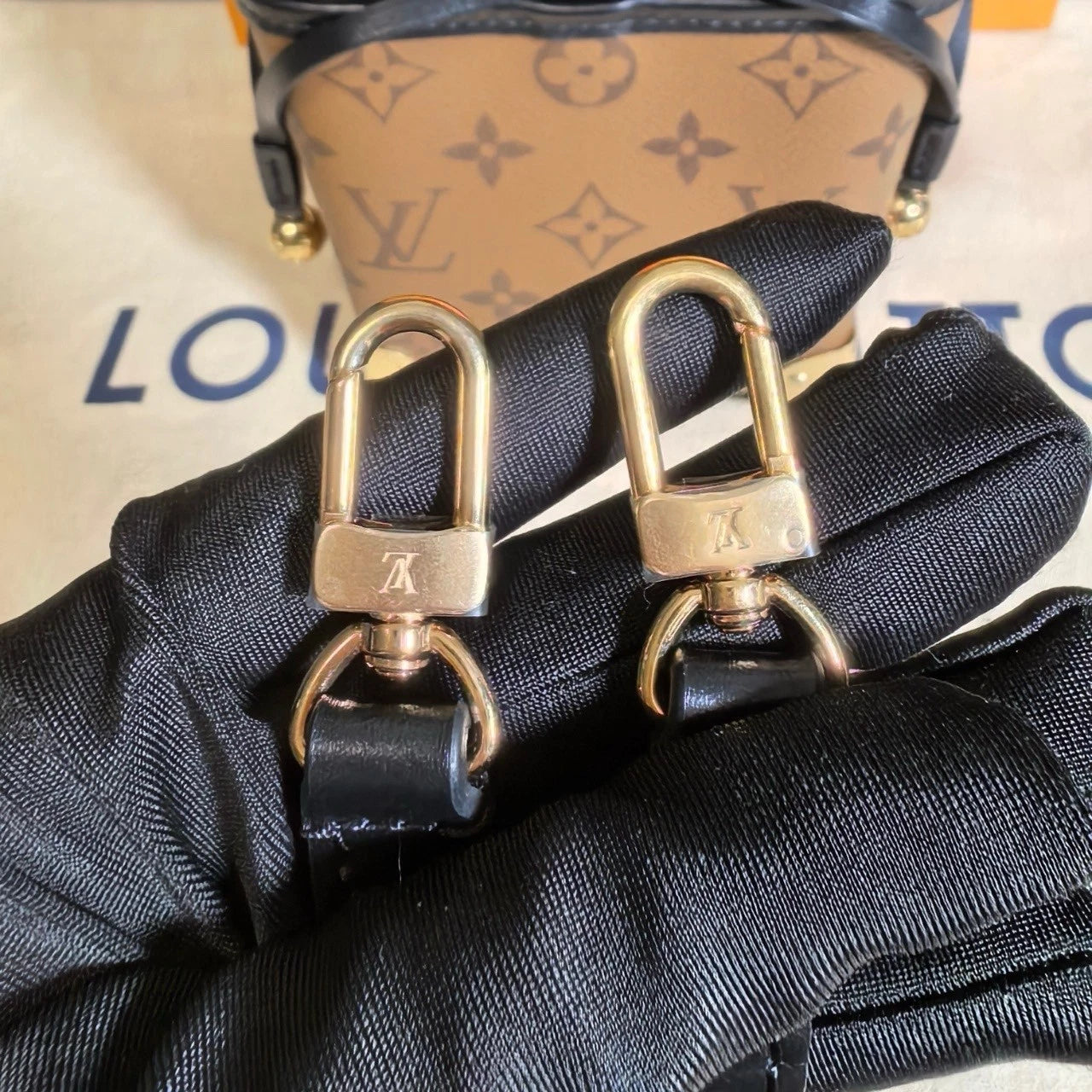 Louis Vuitton Brown Leather Crossbody Bag For Women