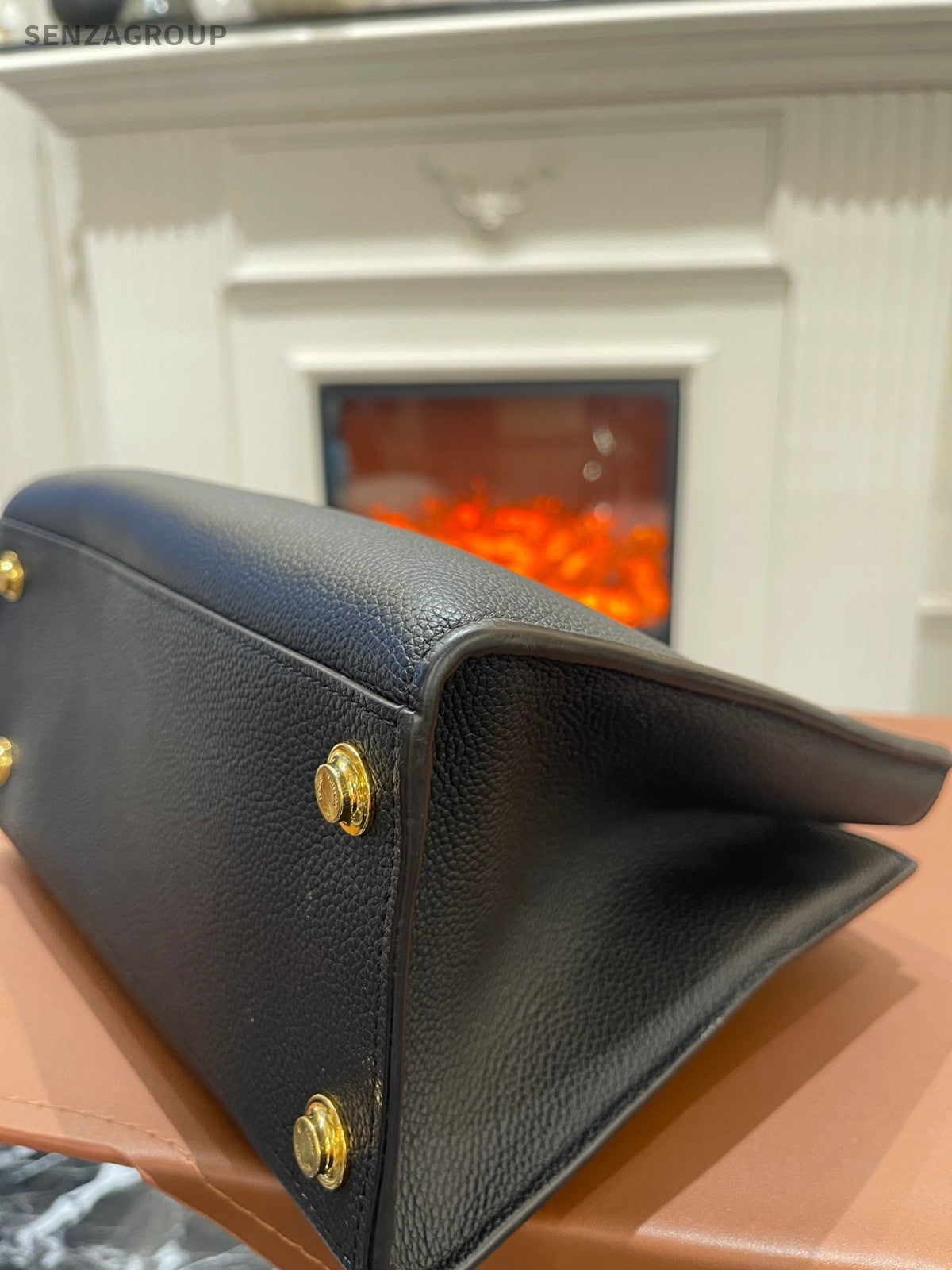 Louis Vuitton City steamer PM Black gold 2WAY Shoulder Handbag Almost brand NEW