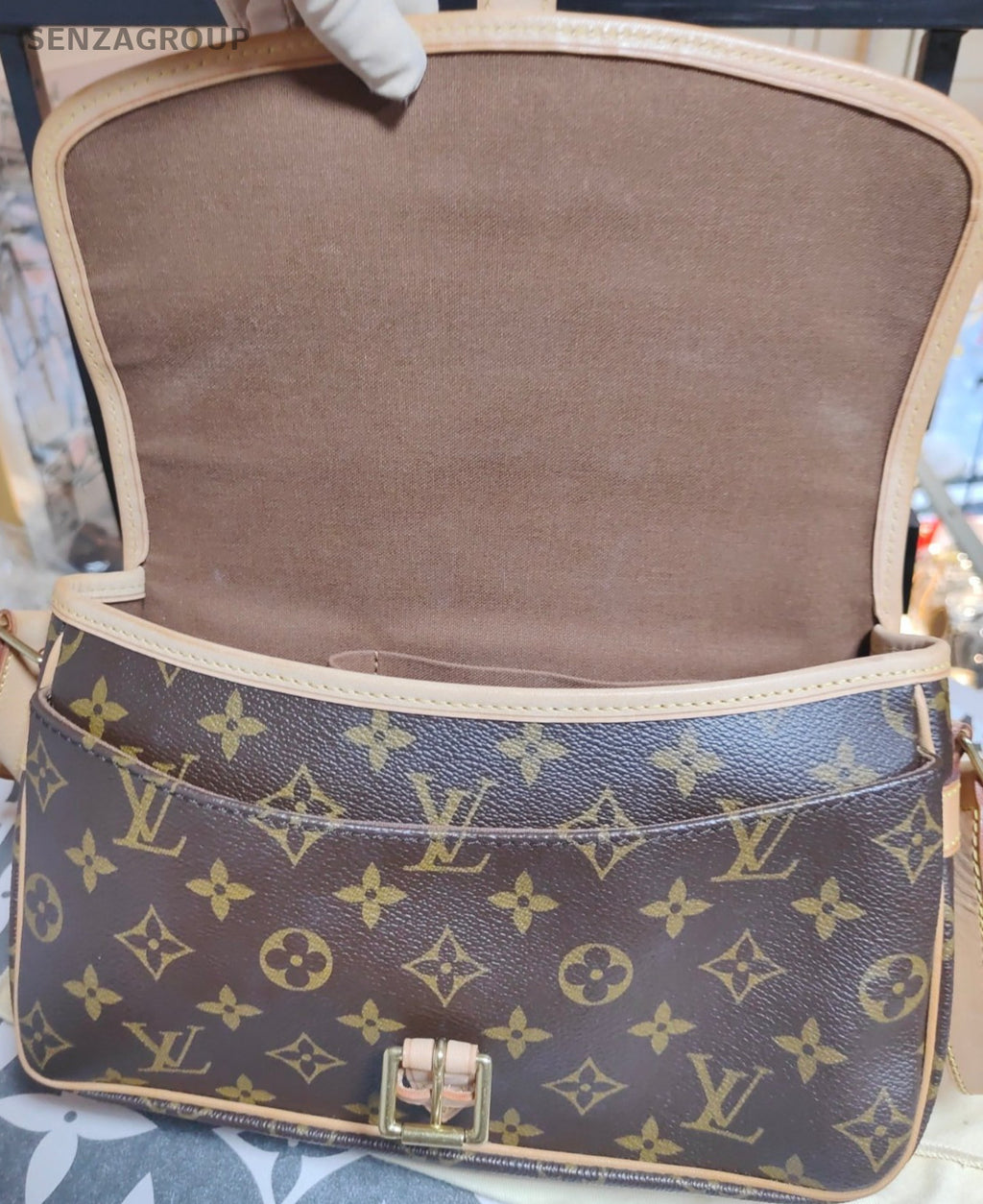 Louis Vuitton Sologne Monogram Shoulder bag Crossbody M42250 Brown