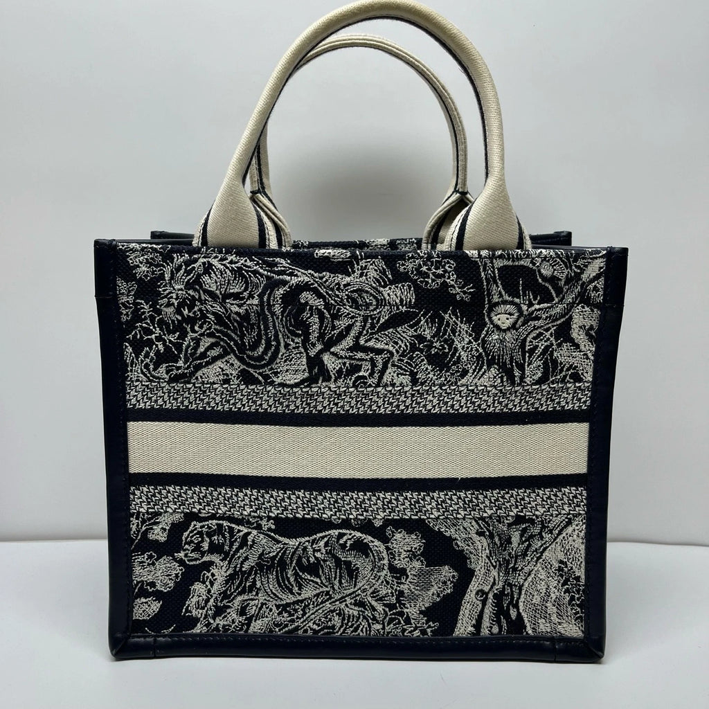 Dior 2024 Canvas Small Tote Bag Luxury Handbag For Women