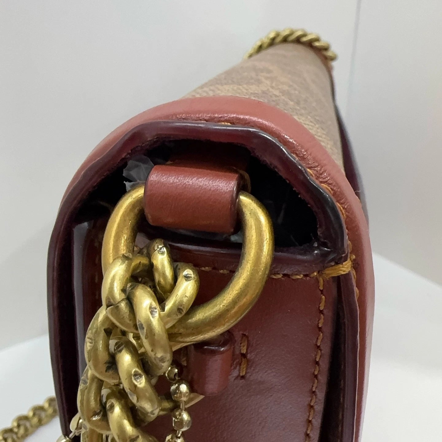 Coach Hutton22 Women's Classic Monogram Envelope Shoulder Crossbody
