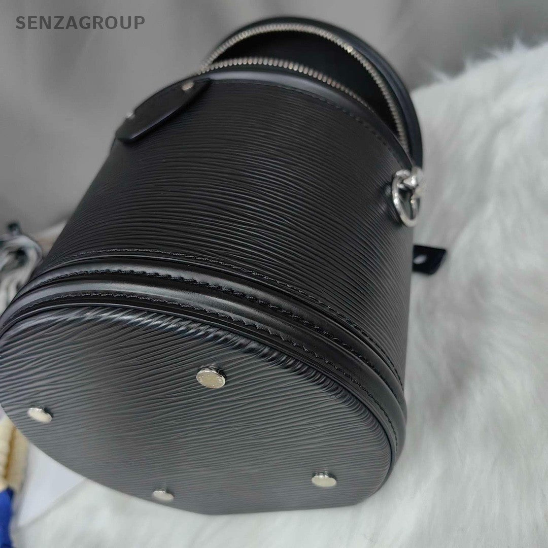 Louis Vuitton Cannes Epi Leather Top Handle 2way Shoulder bag Women Black