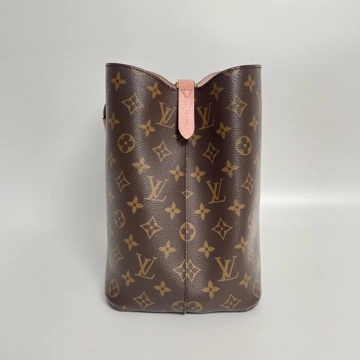 Louis Vuitton NeoNoe Monogram Canvas Medium Pink Bucket Bag For Women