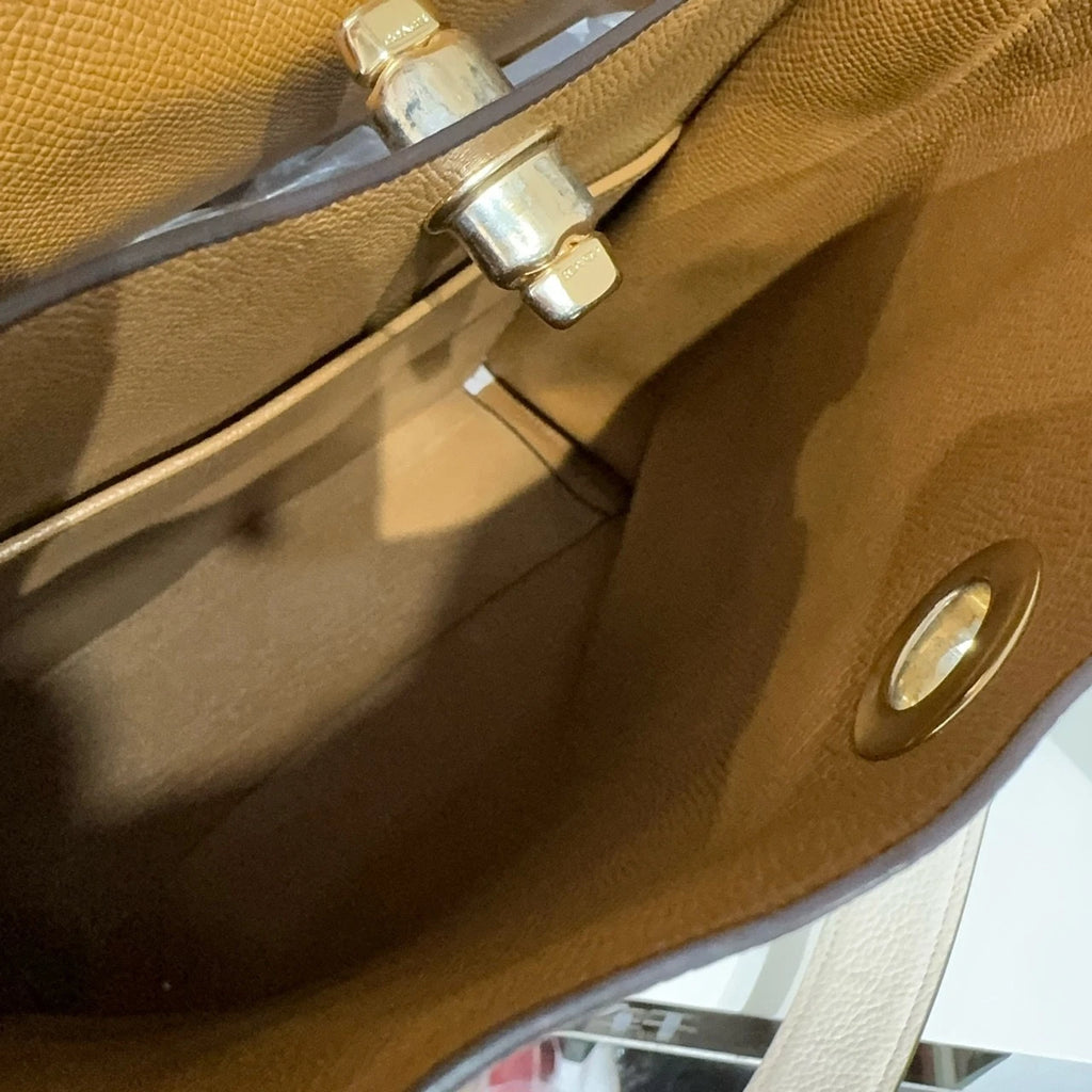 COACH Charlie 26 Polished Pebble Leather Bucket Bag For Women