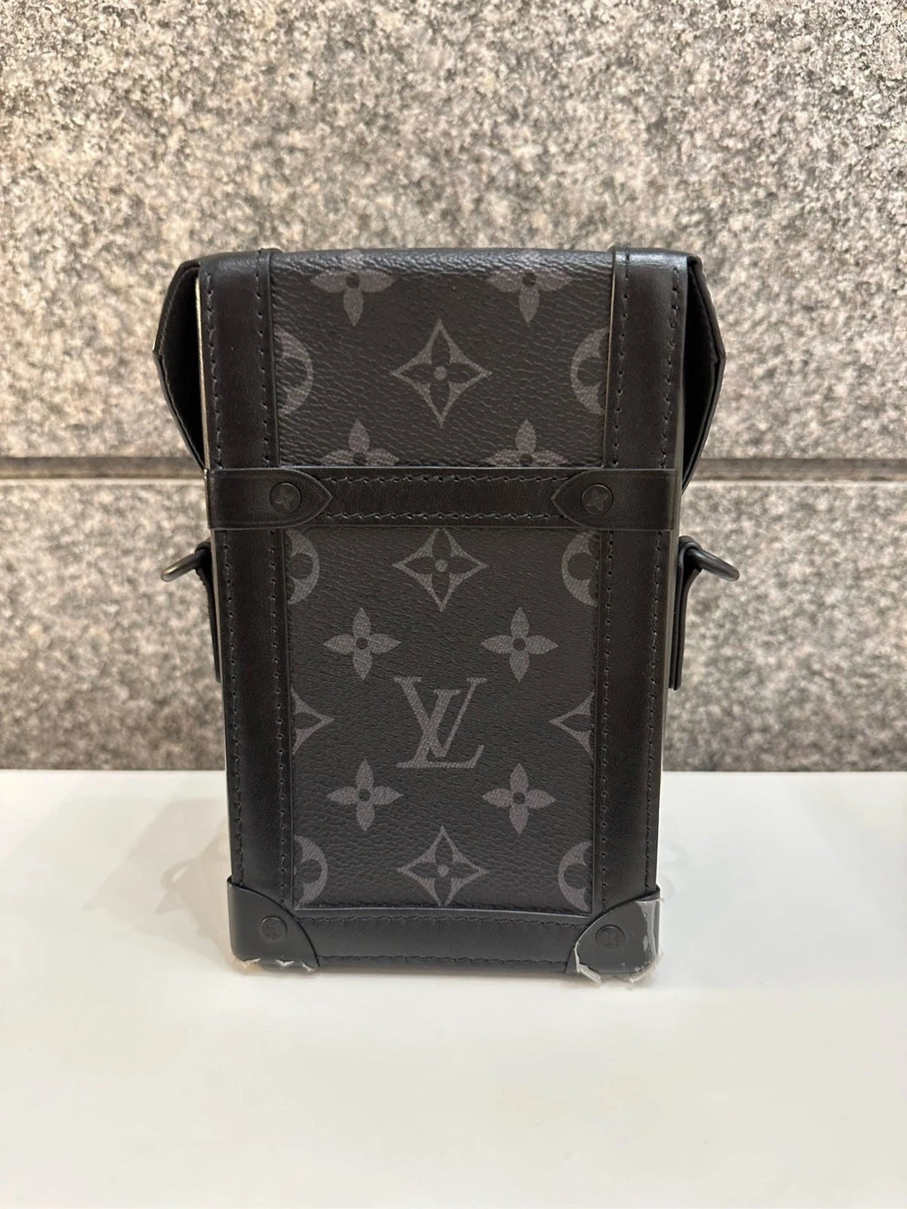 Louis Vuitton Vertical Soft Trunk Monogram Eclipse Crossbody