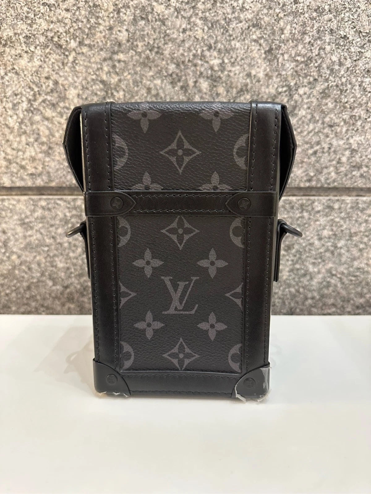 Louis Vuitton Vertical Soft Trunk Monogram Eclipse Crossbody