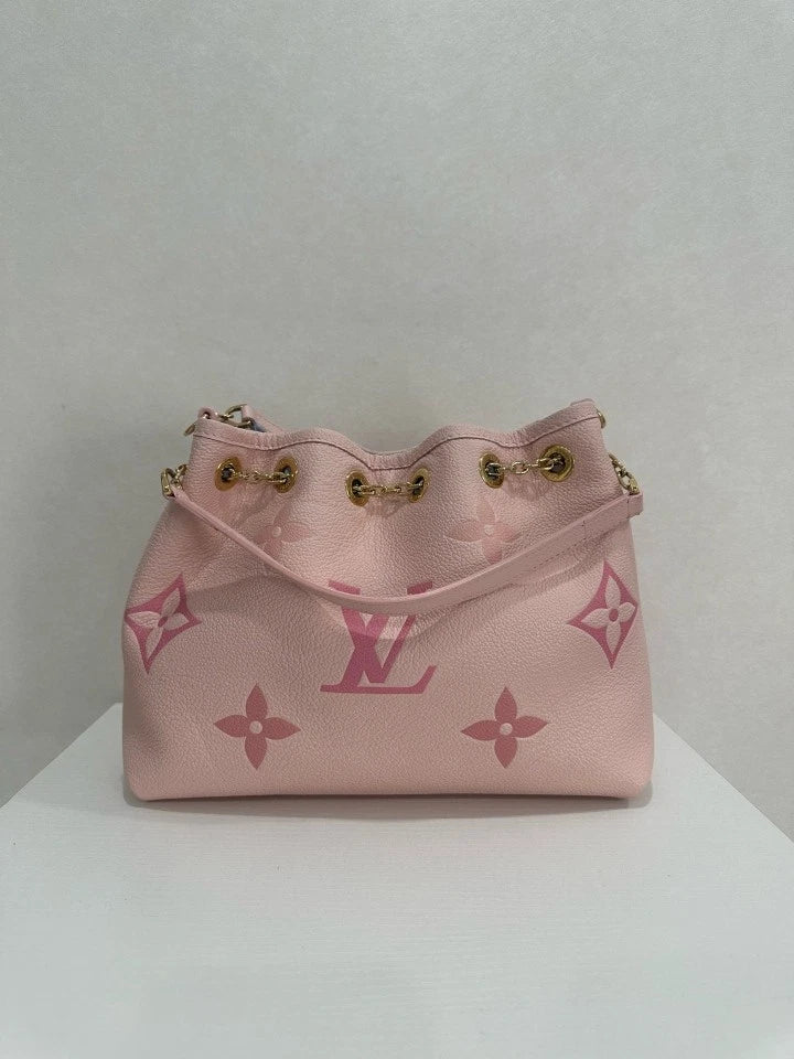 Louis Vuitton Pink Strawberry Drawstring Bucket Handbag For Women