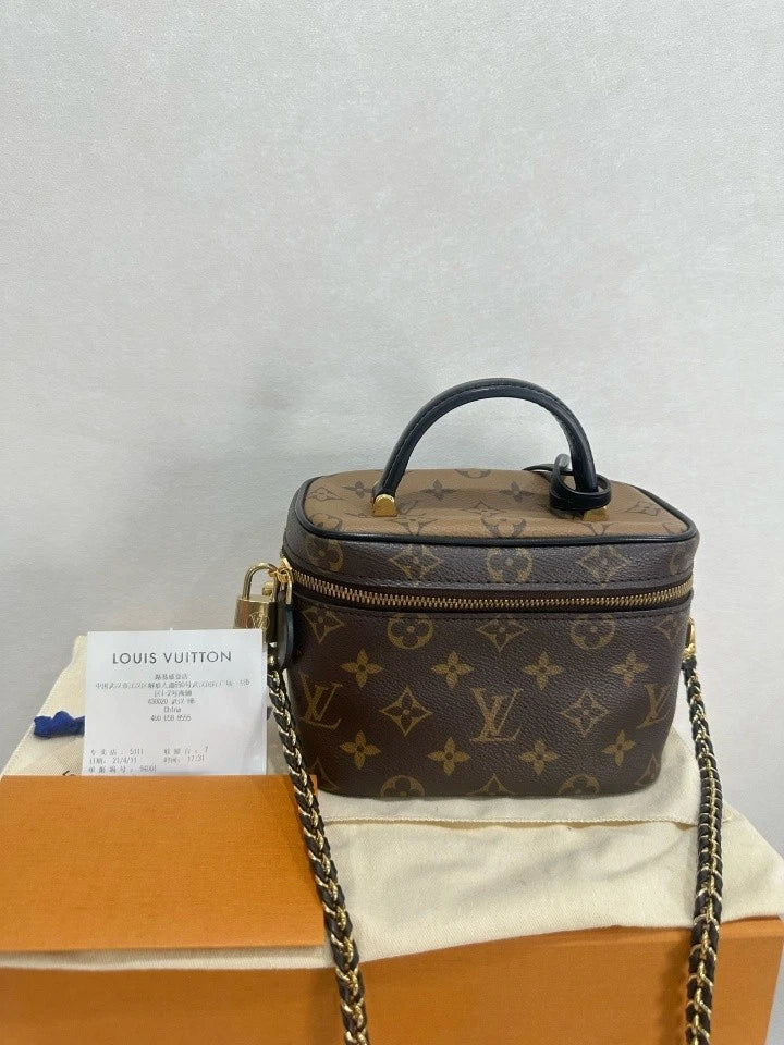 Louis Vuitton Vanity Monogram Top Handle Excellent