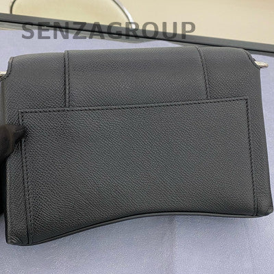 Balenciaga Black Silver Shoulder Crossbody Bag Women Classic Fashion