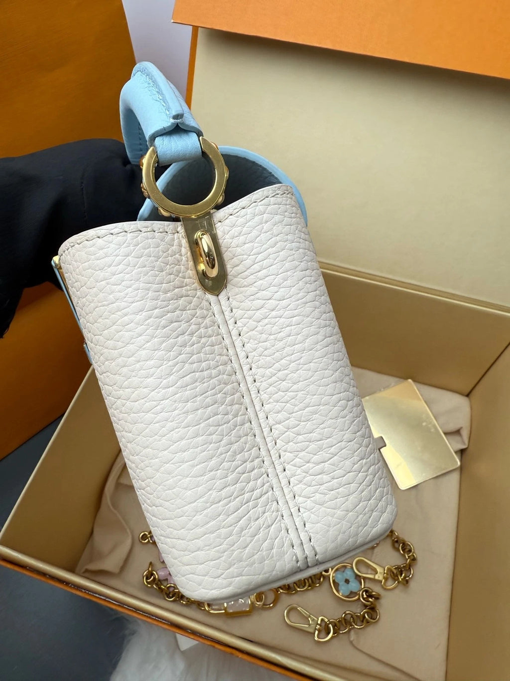 Louis Vuitton Capucines Cap Nano Calfskin Crossbody Bag For Women