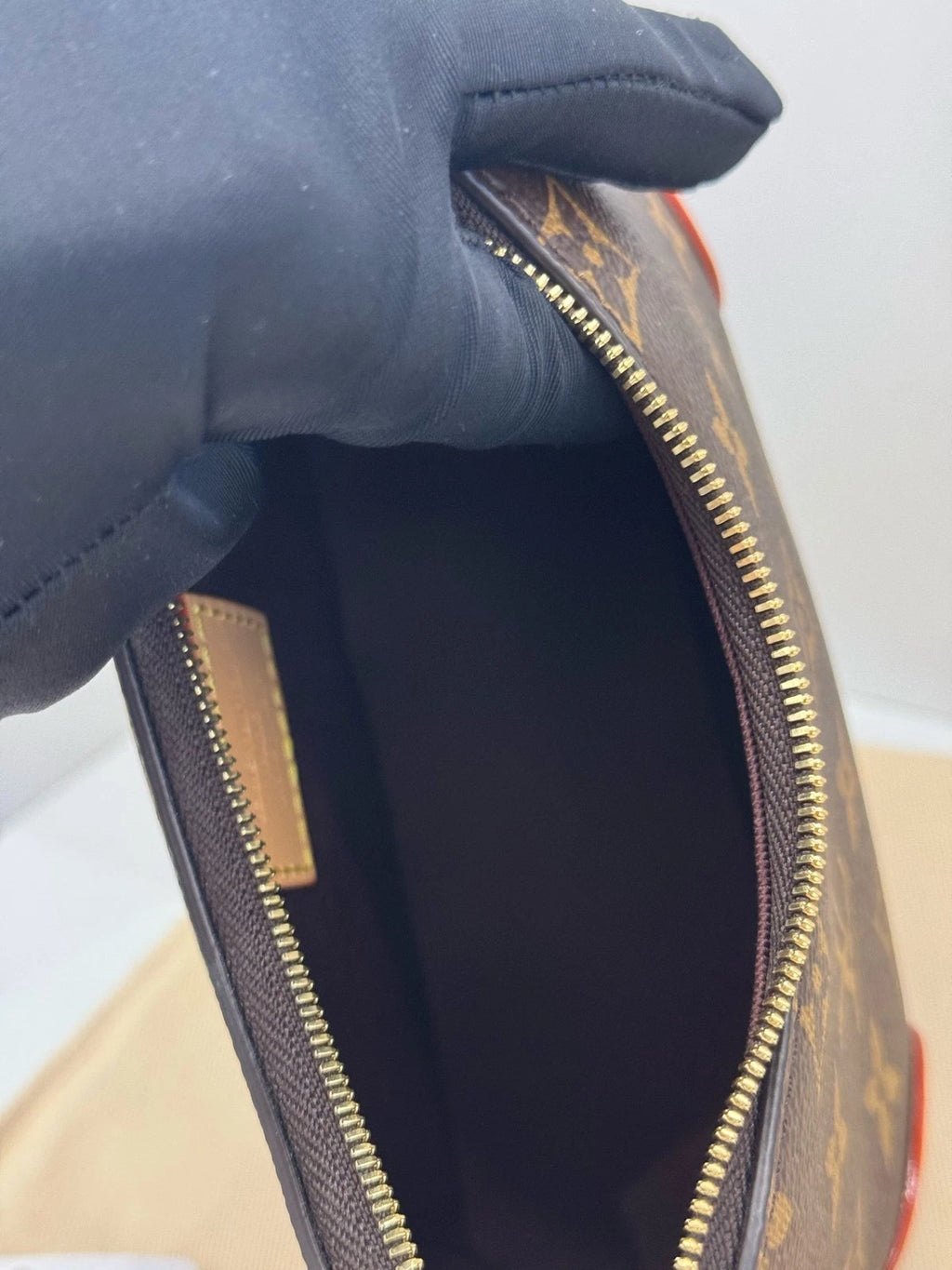Louis Vuitton Nano Boulogne Monogram Canvas Shoulder Bag Women