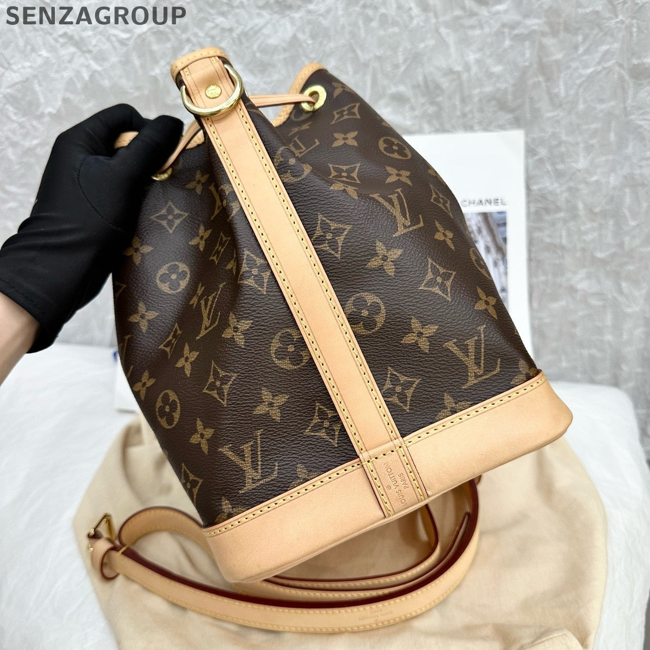 Louis Vuitton Noe Monogram Bucket Bag Medium Shoulder Crossbody Classic Women