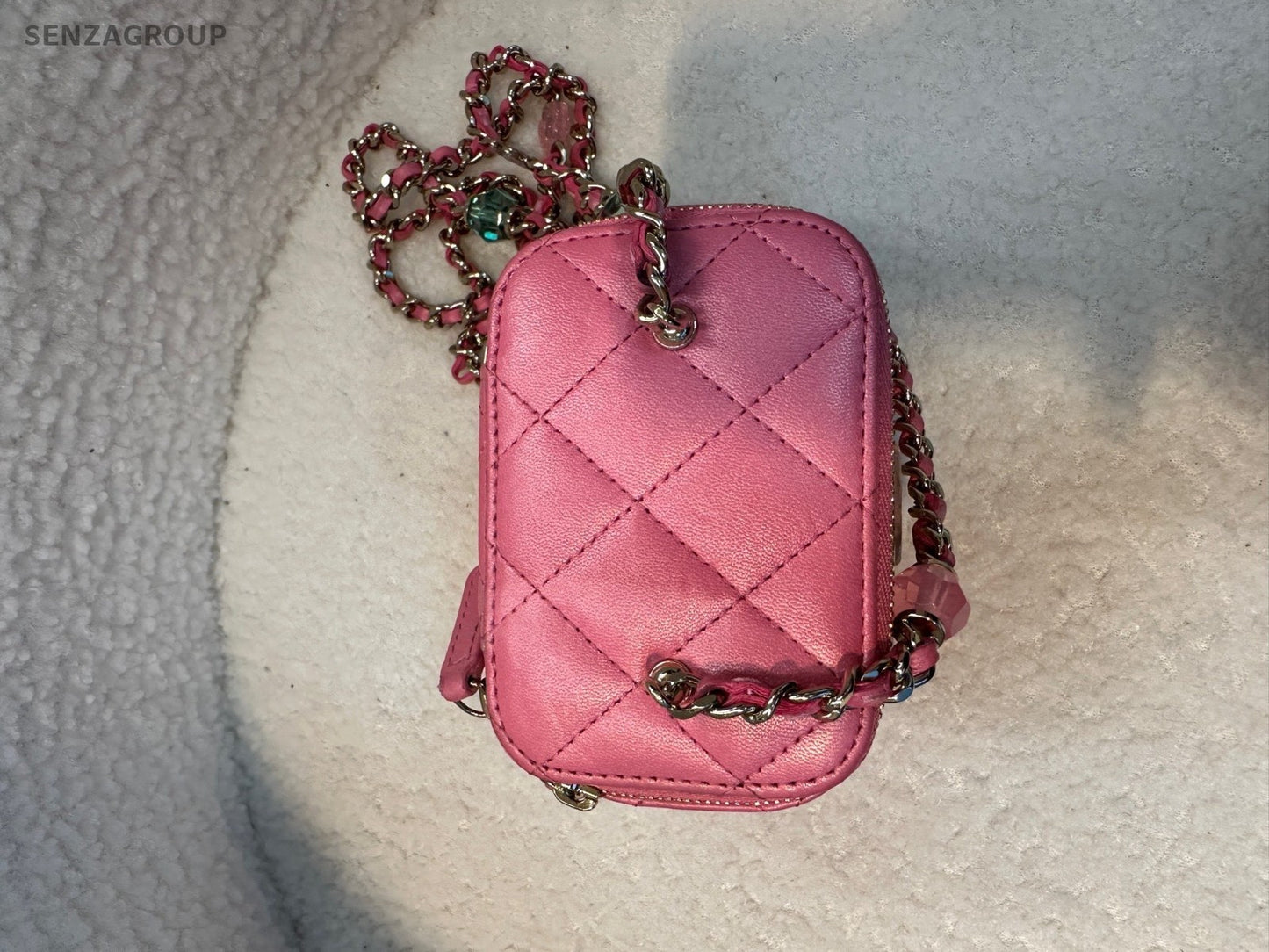 CHANEL Vanity Box Sweet Series Chain Shoulder bag Crossbody Pink Women