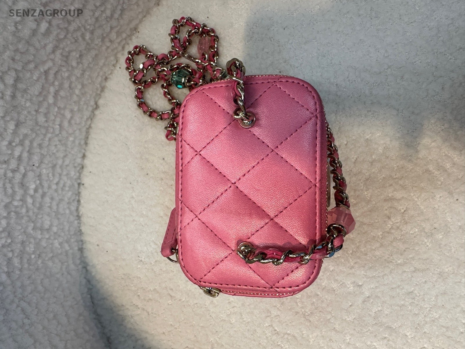 CHANEL Vanity Box Sweet Series Chain Shoulder bag Crossbody Pink Women