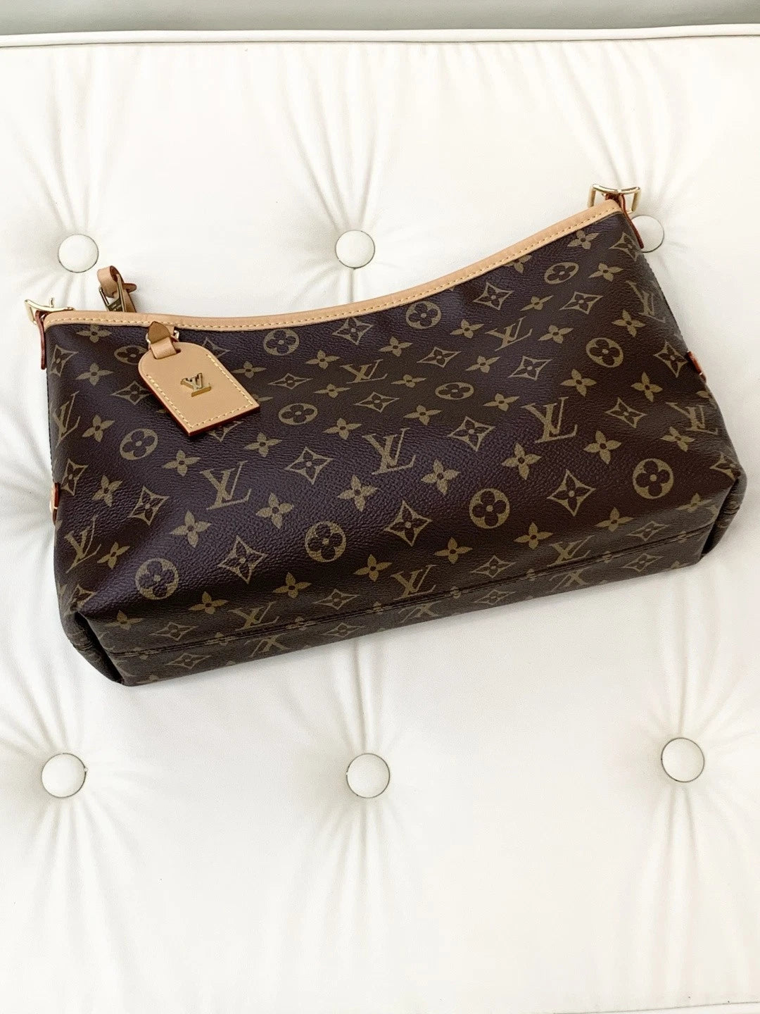Louis Vuitton Carryall Monogram 2Ways Shoulder Crossbody Bag Brown Women S