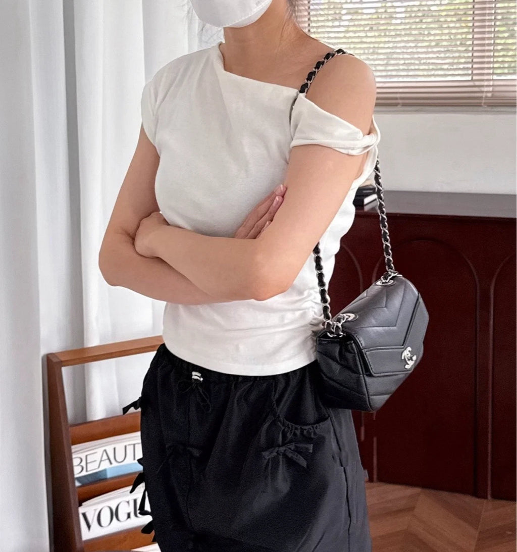 Chanel Classic Flap Big Mini Chain Shoulder Bag Crossbody Calfskin Women