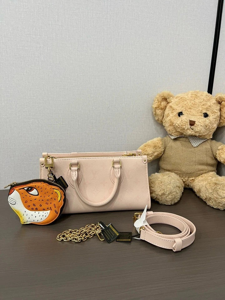 Louis Vuitton OnTheGo Horizontal Tote Top Handle Shoulder Bag For Women