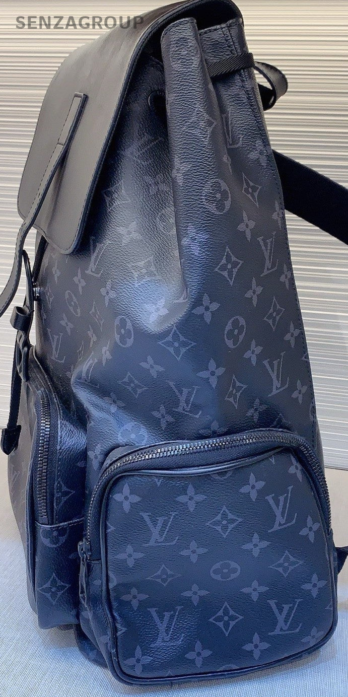 Louis Vuitton Monogram Backpack Black Hardware Unisex Adults Classic