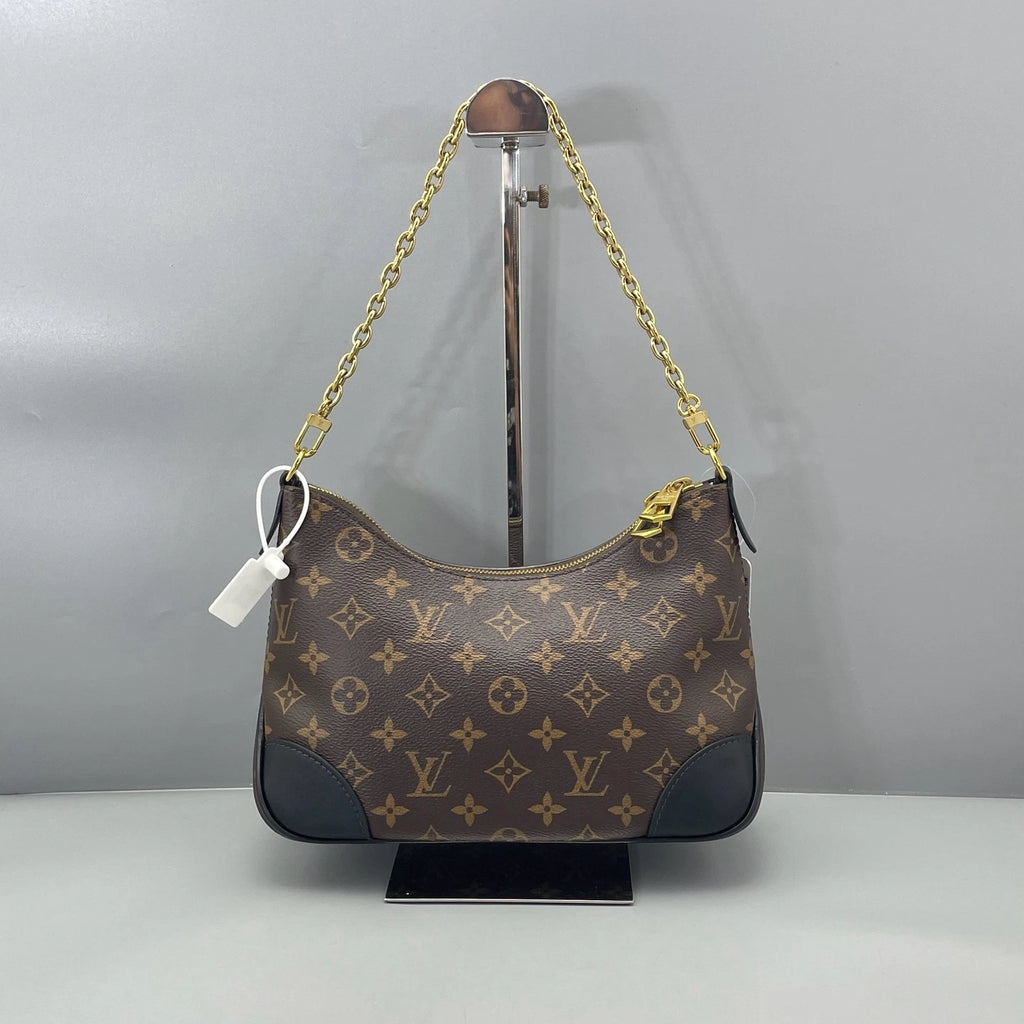 Pre-owned Louis Vuitton Monogram Canvas Black Shoulder Bag For Women