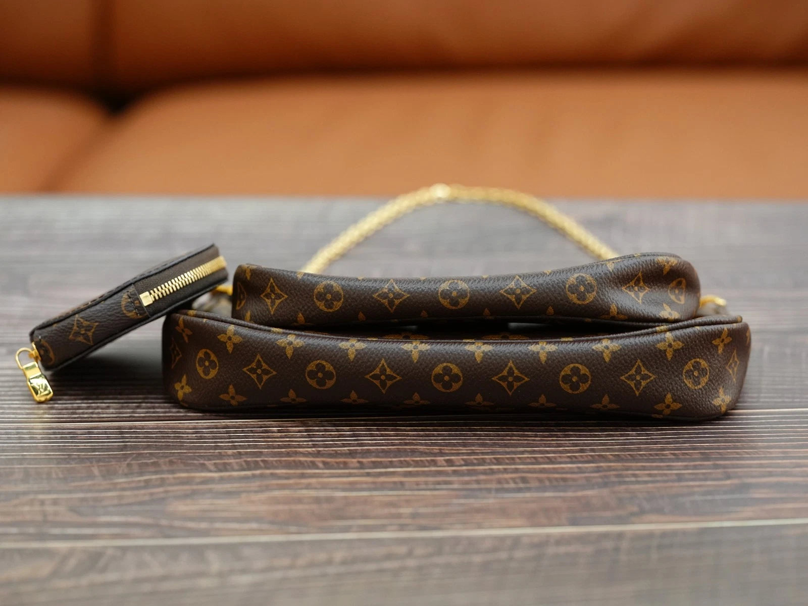 Louis Vuitton Multi Pochette Accessoires Monogram Canvas Shoulder Bag Crossbody