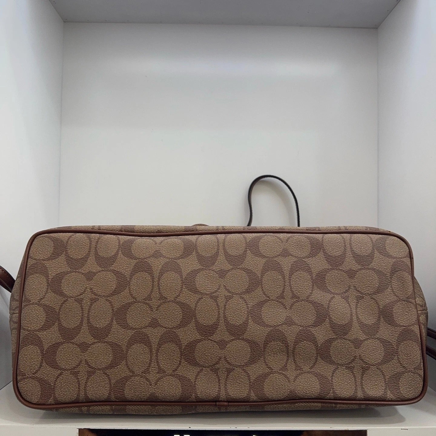 Coach Women's Signature Canvas Tote Shoulder Crossbody Handbag