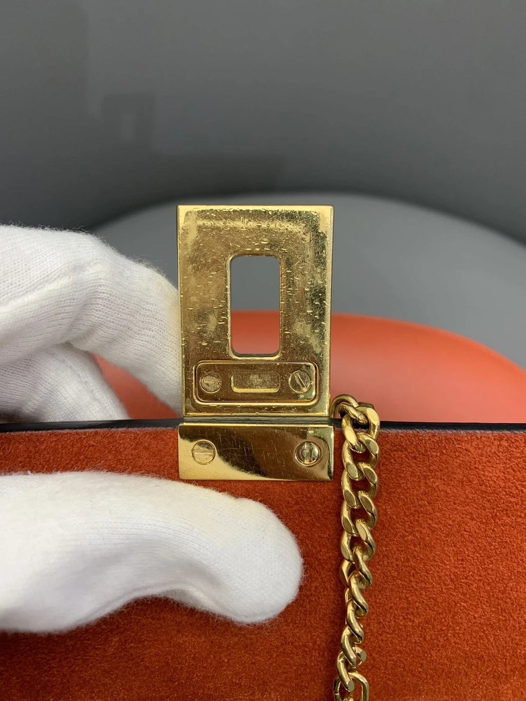 Chloe Drew Medium Red Crossbody Bag For Women