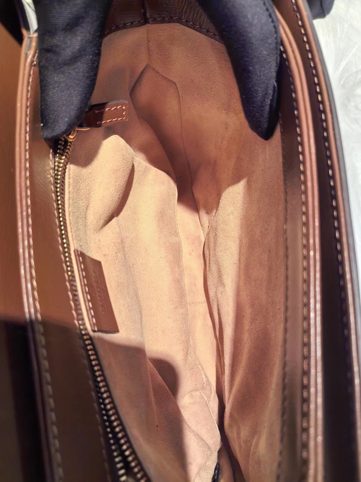 GUCCI 1955 Brown Label Leather Shoulder Bag For Women